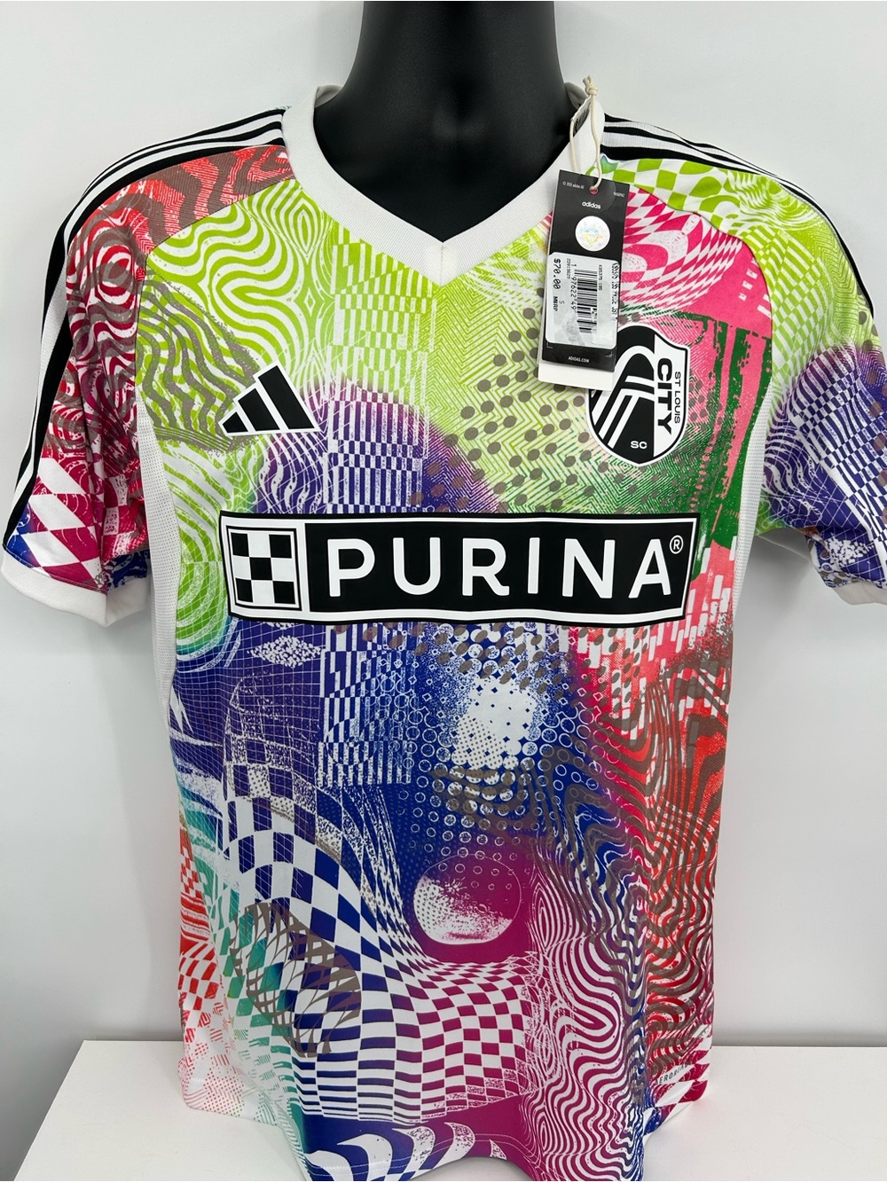 NWT Adidas St Louis City SC Soccer Jersey with Purina Logo